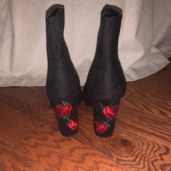 Black Suede Boots - Picture 3 of 4